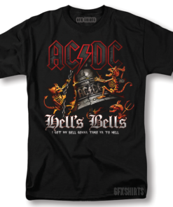 AC/DC Hells Bells Graphic T-Shirt