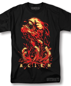 Alien Movie Vintage Graphic Design T-Shirt