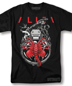 Alien Movie Vintage Graphic Design T-Shirt