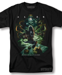 Alien Movie Vintage Graphic Design T-Shirt