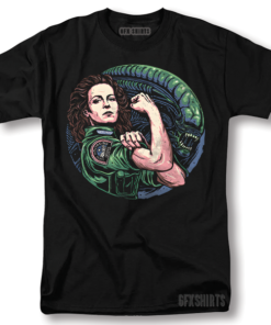 Alien Movie Vintage Graphic Design T-Shirt