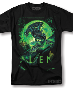 Alien Movie Vintage Graphic Design T-Shirt