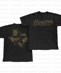 Houston TX 2000 Tree Camo T-Shirt (Front & Back)