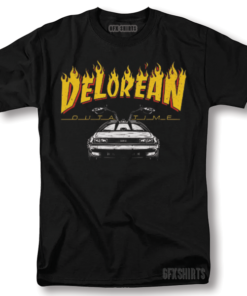 Back To The Future Vintage Graphic Design T-Shirt