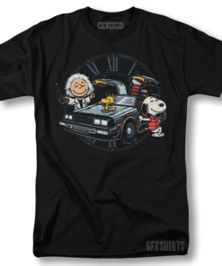 Back To The Future Snoopy Peanuts T-Shirt