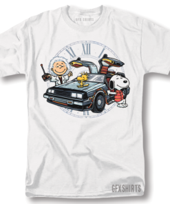 Back To The Future Snoopy Peanuts T-Shirt