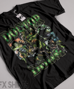 Alternative view of Dr Doom Vintage Graphic Design T-Shirt