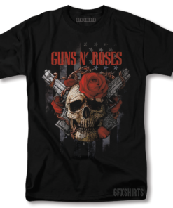 Guns N Roses Vintage Graphic Design T-Shirt
