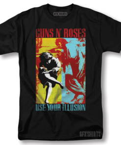 Guns N Roses Vintage Graphic Design T-Shirt