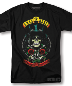 Guns N Roses Vintage Graphic Design T-Shirt