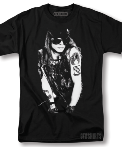 Guns N Roses Axl Rose Vintage Graphic Design T-Shirt