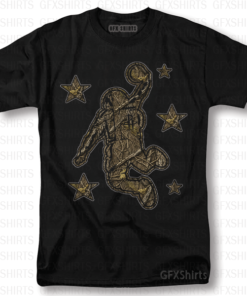 Alternative view of Houston Rocket Astronaut RealTree Camo Graphic T-Shirt