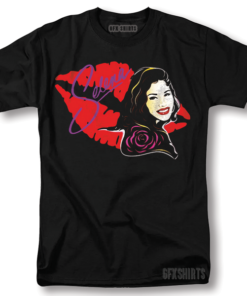 Selena Quintanilla Com La Flor Graphic T-Shirt