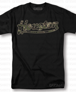Houston TX 2000 Camo T-Shirt
